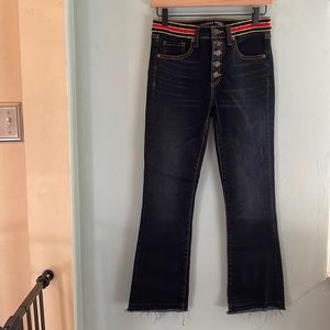 Veronica Beard Carolyn 10” Baby Boot Cut Jeans - Size 25 - NWT